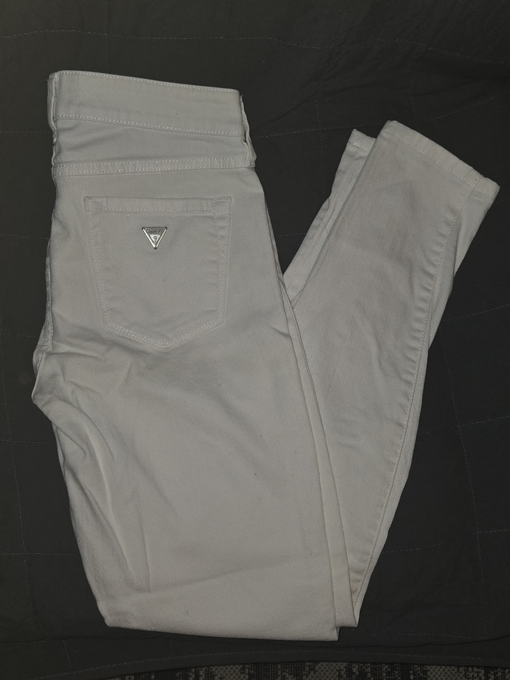 White Guess Skinny Jeans